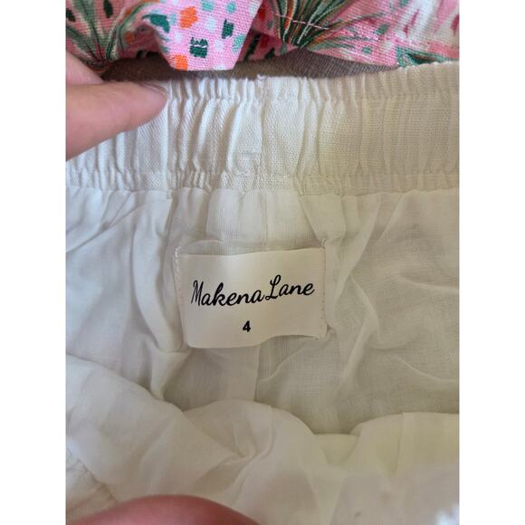 Makena Lane Pink Palm Tree Print Tunic+Shorts Set - Picture 4 of 6